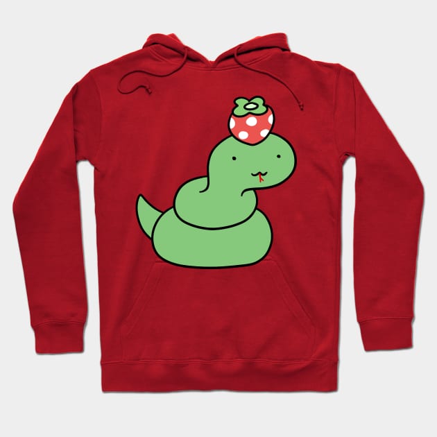 Strawberry Snake Hoodie by saradaboru